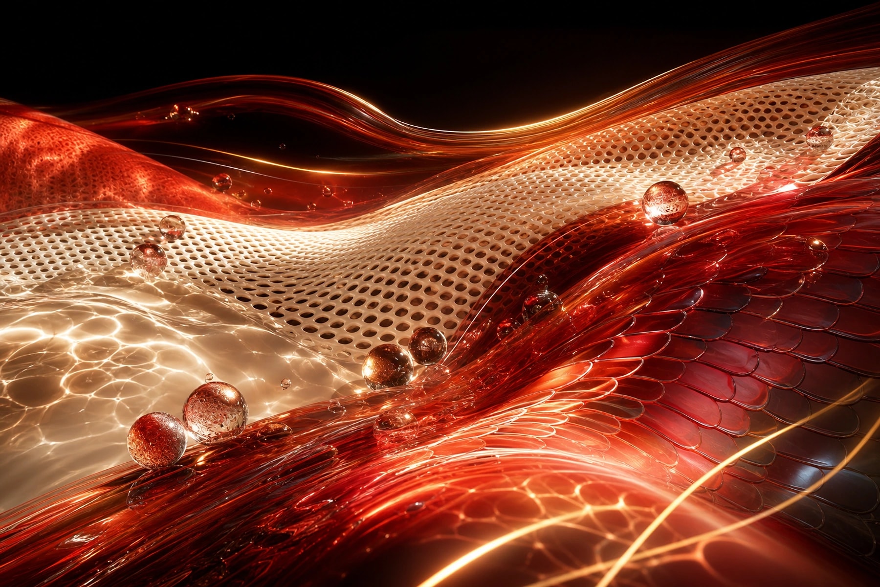Koi Speaker abstract material study